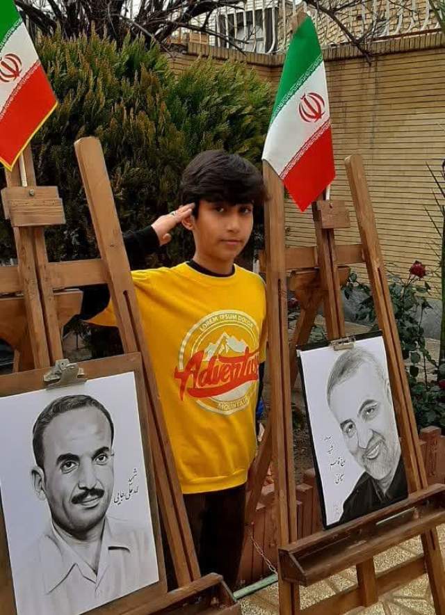 وقتی قرآن، نقاشی و ورزش محور زندگی نوجوان فلاورجانی می‌شود
